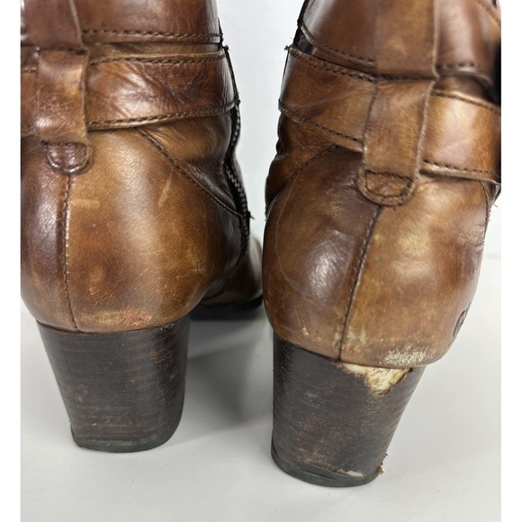 Born Milari Double Buckle Block Heel Knee-High Boots Brown Size 10 EU 42 *Flawed - Picture 12 of 16